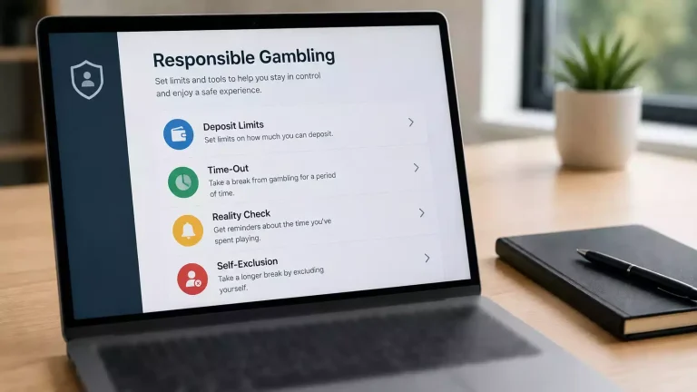 Punter setting deposit limits on a UK betting account dashboard with GAMSTOP and GamCare logos visible